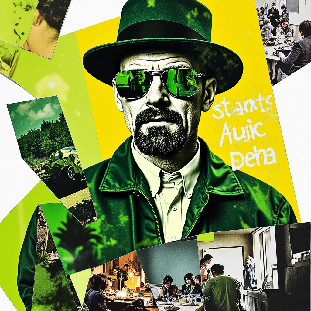 KI-generierter Posterdruck