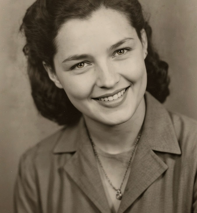 Foto antigua restaurada after